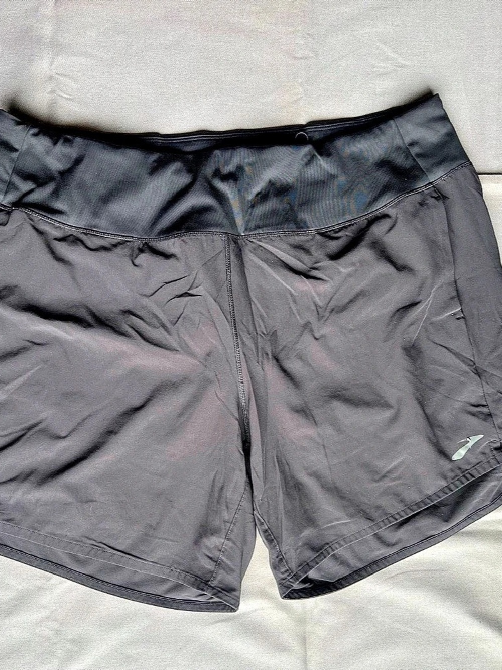 Brooks Chaser 5" Short Gray Athletic Shorts